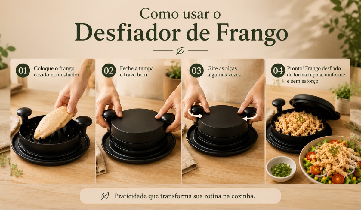 Desfiador de Frango e Alimento